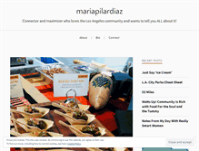 Tablet Screenshot of mariapilardiaz.com